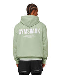 Conditioning Club Hoodie oversized fit GS HAZE GREEN/GS WHITE - Unmatched Kicks - GYMSHARK