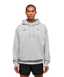 Conditioning Club Hoodie oversized fit Light Grey Core Marl - Unmatched Kicks - GYMSHARK