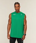 Conditioning Club Tank oversized fit Track Green/White - Unmatched Kicks-GYMSHARK