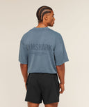 Conditioning Club Washed T-Shirt oversized fit Iron Blue/Wash - Unmatched Kicks - GYMSHARK