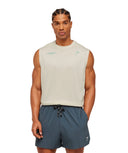 Conditioning Club Washed Tank oversized fit Soft White/Pop Turquoise/Wash - Unmatched Kicks - GYMSHARK
