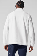 Conquer Max Mock Neck Full Zip White - Unmatched Kicks - ALO