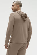 Conquer Reform Long Sleeve With Hood - Gravel - Unmatched Kicks - ALO