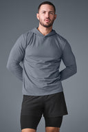 Conquer Reform Long Sleeve With Hood Steel Grey - Unmatched Kicks-ALO