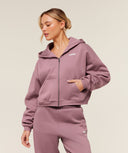 Cosy Luxe Zip Through Hoodie Calm Pink - Unmatched Kicks - GYMSHARK