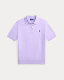Cotton Polo - Collar Sweater Powder Purple - Unmatched Kicks - ralph lauren