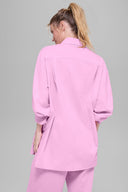 Cotton Real Deal Button Up Long Sleeve - Candy Heart Pink - Unmatched Kicks - ALO