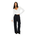 cotton rib SCOOP NECK HENLEY Light heather grey - Unmatched Kicks - ALO