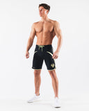 Crescent Boardshort - Black Lime - Unmatched Kicks - Alphalete