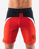 Crescent Boardshort - Crimson Rose - Unmatched Kicks - Alphalete