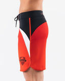 Crescent Boardshort - Crimson Rose - Unmatched Kicks - Alphalete