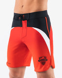 Crescent Boardshort - Crimson Rose - Unmatched Kicks - Alphalete
