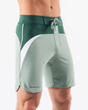 Crescent Boardshort - Emerald Green - Unmatched Kicks - Alphalete