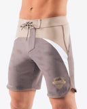 Crescent Boardshort - Mocha Pebble - Unmatched Kicks - Alphalete
