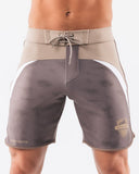 Crescent Boardshort - Mocha Pebble - Unmatched Kicks - Alphalete
