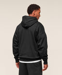 Crest Oversized Hoodie oversized fit Black - Unmatched Kicks-GYMSHARK