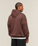Crest Oversized Hoodie oversized fit Espresso Brown - Unmatched Kicks-GYMSHARK