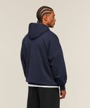 Crest Oversized Hoodie oversized fit Heavy Blue - Unmatched Kicks-GYMSHARK
