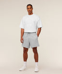 Crest Shorts regular Light Grey Core Marl - Unmatched Kicks-GYMSHARK