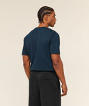 Crest T-Shirt regular fit Crest T-Shirt regular fit Navy - Unmatched Kicks-GYMSHARK