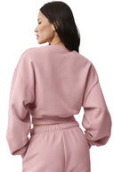 Cropped Accolade Crewneck - Vintage Pink - Unmatched Kicks - ALO