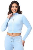 Cropped Mockneck Jacket Frosted - Unmatched Kicks - Juicy Couture