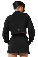 Cropped Serenity Coverup Black - Unmatched Kicks - ALO