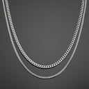 Cuban Link+ Franco Link Stack - Silver RG132+RG121