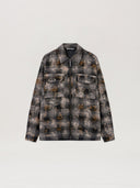 Curved Logo Check Overshirt - Unmatched Kicks - Palm Angeles