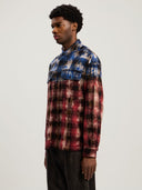 Curved Logo Check Shirt - Unmatched Kicks - Palm Angeles