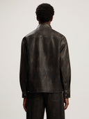 Curved Logo Coated Overshirt - Unmatched Kicks - Palm Angeles