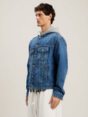 Curved Logo Denim Jacket - Unmatched Kicks - Palm Angeles