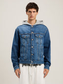 Curved Logo Denim Jacket - Unmatched Kicks - Palm Angeles