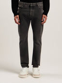 Curved Logo Denim Jeans - Unmatched Kicks - Palm Angeles