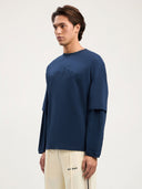 Curved Logo Double Long - Sleeved T-shirt - Unmatched Kicks - Palm Angeles