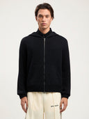 Curved Logo Knit Hoodie - Unmatched Kicks - Palm Angeles