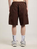 Curved Logo Loose Cargo Shorts - Unmatched Kicks - Palm Angeles