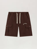 Curved Logo Loose Cargo Shorts - Unmatched Kicks - Palm Angeles