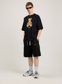 Curved Logo Loose Cargo Shorts - Unmatched Kicks - Palm Angeles