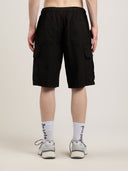 Curved Logo Loose Cargo Shorts - Unmatched Kicks - Palm Angeles