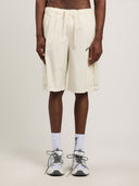 Curved Logo Loose Cargo Shorts - Unmatched Kicks - Palm Angeles