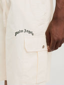 Curved Logo Loose Cargo Shorts - Unmatched Kicks - Palm Angeles