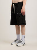 Curved Logo Loose Cargo Shorts - Unmatched Kicks - Palm Angeles