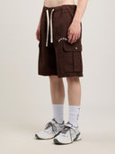 Curved Logo Loose Cargo Shorts - Unmatched Kicks - Palm Angeles
