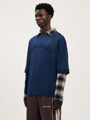 Curved Logo Loose Double T-Shirt - Unmatched Kicks - Palm Angeles
