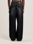 Curved Logo Loose Jeans - Unmatched Kicks - Palm Angeles