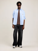 Curved Logo Loose Jeans - Unmatched Kicks - Palm Angeles