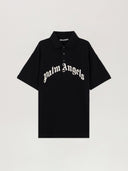 Curved Logo Polo Shirt - Unmatched Kicks - Palm Angeles