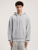 Curved Logo Rib Knit Hoodie - Unmatched Kicks - Palm Angeles