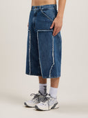 Curved Logo Skater Shorts - Unmatched Kicks - Palm Angeles